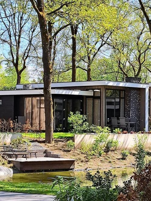 5-pers. chalet met airco te huur in Hoenderloo aan vijver, Vakantie, Vakantiehuizen | Nederland, Gelderland en Veluwe, Chalet, Bungalow of Caravan