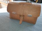gave lederen aktentas schooltas zeer mooie vintage jaren 70, Ophalen, Bruin, Aktetas of Boekentas, 40 tot 50 cm