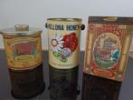 3 vintage blikken, Ophalen of Verzenden, Gebruikt, Overige, Overige merken