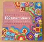 100 Granny Squares om te Haken - Leonie Morgan - 2017, Gebruikt, Ophalen of Verzenden, Nvt, Patroon of Boek