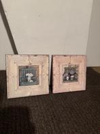 2 stuks mooie schilderijtjes, afmeting ca 27cmx27 cm, Ophalen, Minder dan 50 cm, Minder dan 50 cm, Print