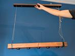 Houten Hanglamp met Metalen Accenten, Ophalen, Zo goed als nieuw, Minder dan 50 cm, Metaal