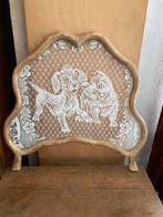 Retro raamhor met hond - kat afbeelding, Ophalen of Verzenden