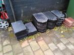 Te koop: leistenen dakpannen, Doe-het-zelf en Verbouw, Dakpannen en Dakbedekking, Ophalen, Steen of Klei, Dakpannen, Grijs