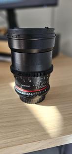 Samyang 35mm T1.5 Cine Lens – Canon EF-mount (VDSLR / UMC), Ophalen of Verzenden, Zo goed als nieuw, Standaardlens