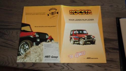 Zeldzame Folder Map  ROCSTA  4WD  ,  1993, Boeken, Auto's | Folders en Tijdschriften, Zo goed als nieuw, Overige merken, Verzenden