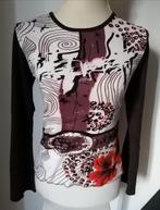 SUPER LEUK t-shirt bruin met print van VILA mt. M (38), Kleding | Dames, T-shirts, Maat 38/40 (M), Overige kleuren, Vila, Ophalen of Verzenden