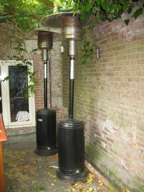 terrasverwarmers, Tuin en Terras, Terrasverwarmers, Gebruikt, Gas, Vloer, Ophalen