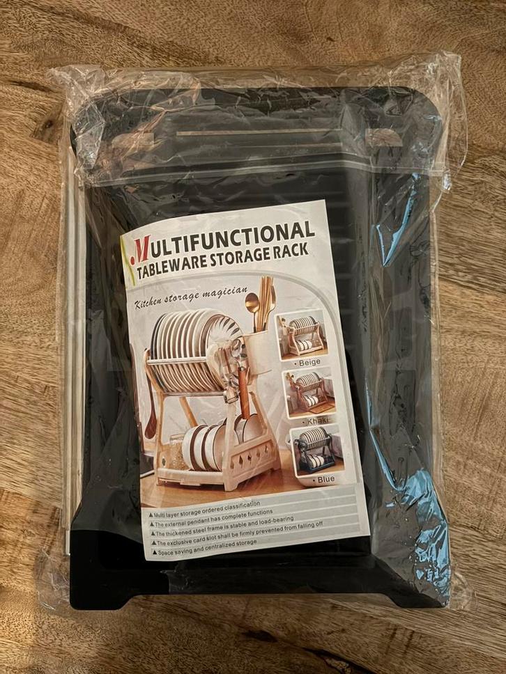 Multifunctioneel tableware storage rack – Nieuw, Huis en Inrichting, Keuken | Keukenbenodigdheden, Nieuw, Ophalen of Verzenden