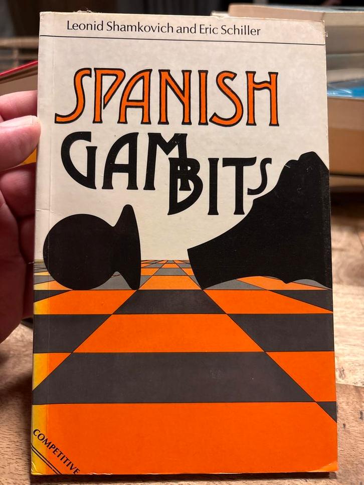 Schaakstrategie: Spanish Gambits - Leonid Shamkovich, Boeken, Hobby en Vrije tijd, Zo goed als nieuw, Overige onderwerpen, Ophalen of Verzenden