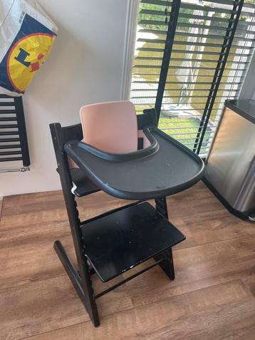 Stokke tripp trapp stoel, zwart, nieuw model beschikbaar voor biedingen