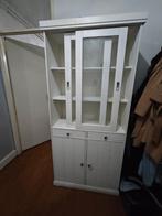 Vitrine kast met schuifdeuren, Huis en Inrichting, Woonaccessoires | Kamerschermen, Ophalen, Zo goed als nieuw