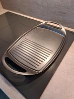 Grillpan - Ideaal voor vlees en groenten!, Gietijzer, Ophalen of Verzenden, Zo goed als nieuw, Keramische plaat