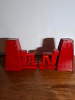 Houten boekensteunen., Antiek en Kunst, Kunst | Designobjecten, Ophalen of Verzenden