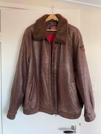 Leren winterjas, merk Donkervoort, donkerbruin, maat 56/58, Kleding | Heren, Ophalen of Verzenden, Gedragen, Maat 56/58 (XL), Bruin