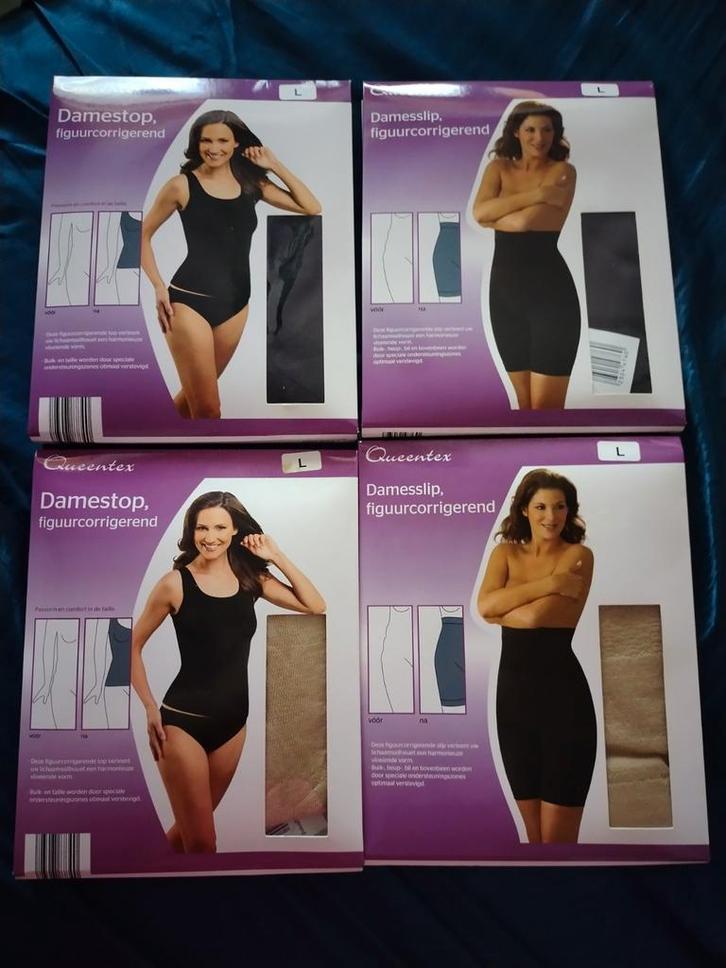 Figuurcorrigerend Ondergoed Set - Zwart & Beige, Kleding | Dames, Ondergoed en Lingerie, Zwart, Ophalen of Verzenden