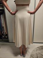 Plissé rok Amisu ivoren creme 34/XS, Kleding | Dames, Beige, Ophalen of Verzenden, Zo goed als nieuw, Maat 34 (XS) of kleiner