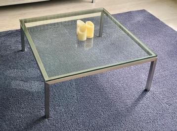 Metaform DD salontafel – glas & RVS beschikbaar voor biedingen