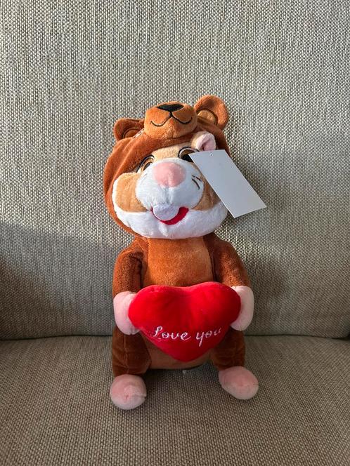 Valentijn Hamster Beertje Albert Heijn/ AH, Kinderen en Baby's, Speelgoed | Knuffels en Pluche, Nieuw, Overige typen, Ophalen of Verzenden