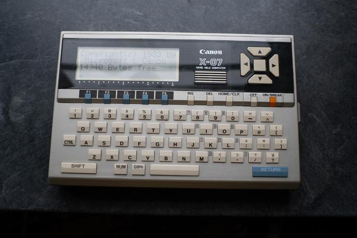 Canon X-07, Computers en Software, Vintage Computers, Ophalen of Verzenden