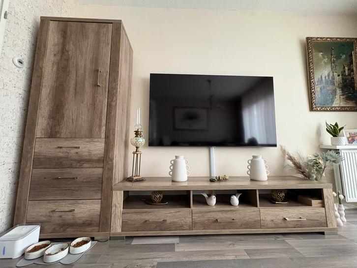 Complete woonkamer set + eettafel – zeer nette staat!, Huis en Inrichting, Complete inboedels, Ophalen