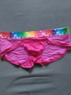 Heren onderbroek ondergoed slip roze L gay gaatjes achterkan, Ophalen of Verzenden, Roze, Slip