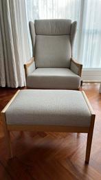 Fauteuil met voetenbankje merk Casala, Huis en Inrichting, Fauteuils, Ophalen, 75 tot 100 cm, Zo goed als nieuw, Stof