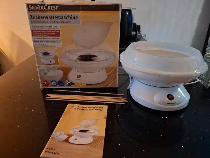 Suikerspinmachine - Maak je eigen suikerspinnen!, Witgoed en Apparatuur, Keukenmixers, Gebruikt, Ophalen of Verzenden