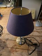Paarse Tafellamp sfeerlamp, Huis en Inrichting, Ophalen, Gebruikt, Metaal, Minder dan 50 cm