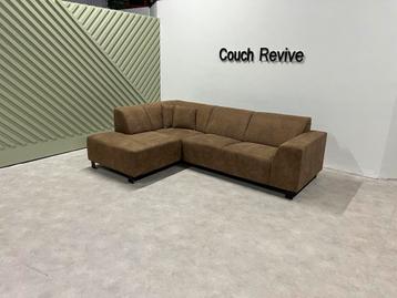 GRATIS LEVERING Z.G.A.N Beige hoekbank 255x180 Gereinigd beschikbaar voor biedingen