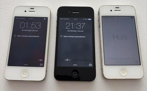 Iphone 4 3x, Telecommunicatie, Mobiele telefoons | Toebehoren en Onderdelen, Zo goed als nieuw, Apple iPhone, Overige typen, Ophalen of Verzenden