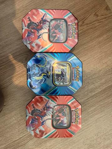 Pokemon Paldea Legends tins Miraidon en Koraidon SEALED beschikbaar voor biedingen
