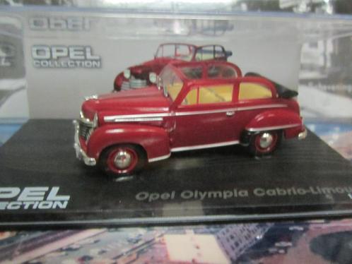 OPEL OLYMPIA REKORD CABRIO-LIMOUSINE 1954 TOT 1956, Hobby en Vrije tijd, Modelauto's | 1:43, Nieuw, Auto, Ophalen of Verzenden