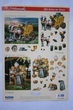 2 stuks Knipvellen 3D Step by Step 7230, Verzenden, Nieuw, Kind, Knipvel