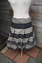 Wikkelrok zwart/ bruin Pauw mt 3 (40/42) Vaste prijs, Kleding | Dames, Rokken, Maat 38/40 (M), Zwart, Pauw, Ophalen of Verzenden