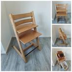 Stokke Tripp Trapp naturel nieuw model evt+babyset, newborn, Kinderen en Baby's, Kinderstoelen, Ophalen of Verzenden, Zo goed als nieuw