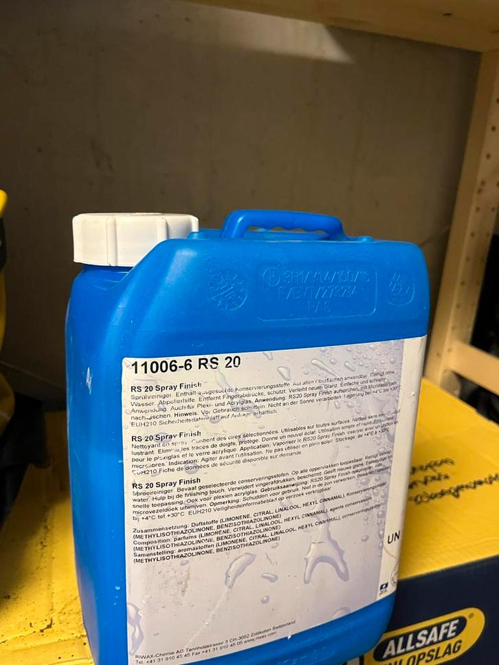 Riwax RS 20 Spray Finish Reiniger - 3 Liter, Watersport en Boten, Accessoires en Onderhoud, Ophalen