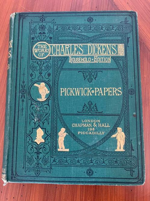 Charles Dickens household edition Pickwick Papers, Antiek en Kunst, Antiek | Boeken en Bijbels, Ophalen of Verzenden