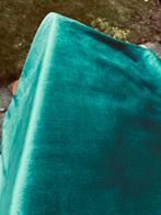 NIEUW velours kussenhoes met rits. 60 X 60 groen., Huis en Inrichting, Woonaccessoires | Kussens, Ophalen of Verzenden, Zo goed als nieuw