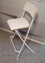 IKEA Franklin witte barkruk, Wit, Ophalen of Verzenden, Zo goed als nieuw, Hout