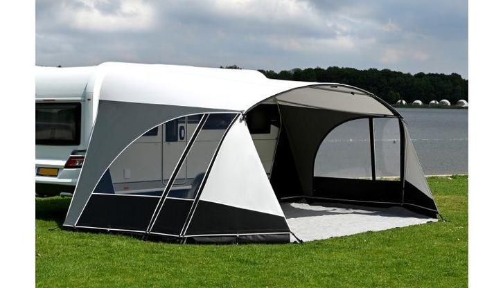 Unico Verona XL Luifel Maat 13 - Bora Grijs, Caravans en Kamperen, Voortenten en Luifels, Zo goed als nieuw, Unico Ventura, Ophalen