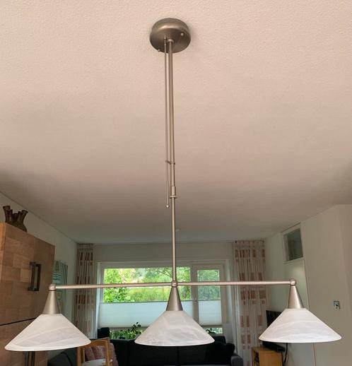 Lamp eettafel + wandlampje, Huis en Inrichting, Lampen | Hanglampen, Gebruikt, Minder dan 50 cm, Ophalen