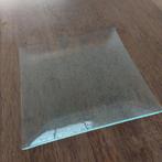 Plateau / schaal van glas - 21 x 21 cm, Huis en Inrichting, Ophalen of Verzenden, Zo goed als nieuw, Vierkant, Glas