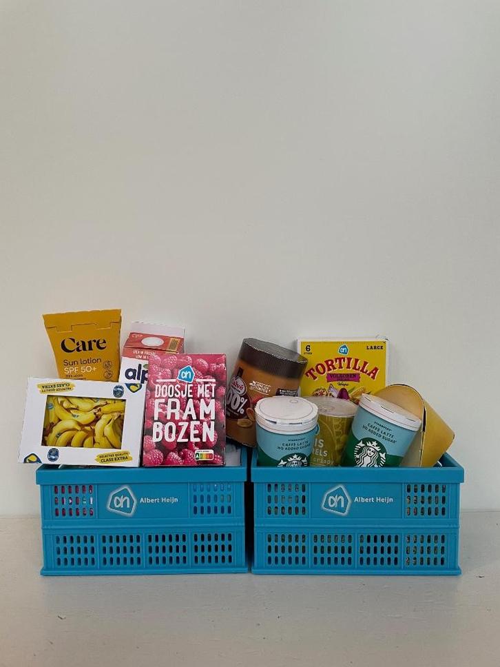 2x mini kratje AH Albert Heijn krat mini's, Verzamelen, Supermarktacties, Albert Heijn, Ophalen of Verzenden