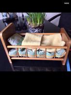 🌿Pop,” ANTIEK HOUTEN POPPENBEDJE +MATRAS /DEKENTJE”🌿, Verzenden
