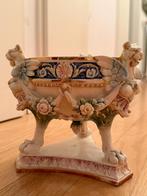 Antieke Majolica Potje met Leeuwen, Antiek en Kunst, Antiek | Keramiek en Aardewerk, Ophalen