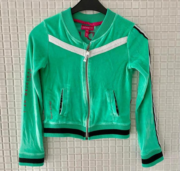 NINNI VI Groen Vestje Maat 146/152, Kinderen en Baby's, Kinderkleding | Maat 146, Zo goed als nieuw, Meisje, Trui of Vest, Verzenden