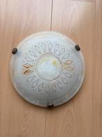 Plafondlamp glas, 30cm doorsnee, Ophalen, Gebruikt, Glas, Minder dan 50 cm