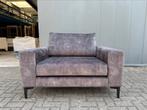 INNO living Loveseat Velvet Darkgrey L: 100 x B 130 x H 85, Ophalen, Tweepersoons, 75 tot 100 cm, Zo goed als nieuw