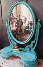 Prachtige antieke brocante kaptafelspiegel, Ophalen